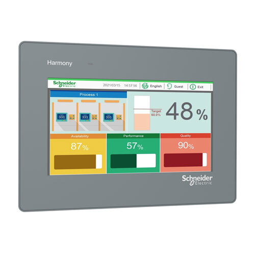 01_HMIET6400, Schneider Electric HMI, 7-Inch ET6 Human Machine Interface, IP65 Rated