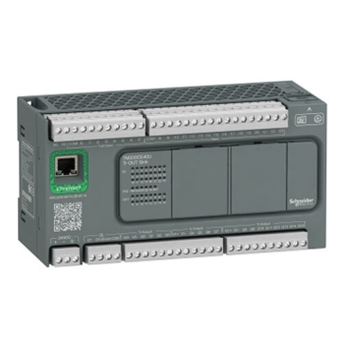 TM200CE40U Schneider Electric Modicon M200 Series PLC, 40 I O, DC Power, Embedded Ethernet