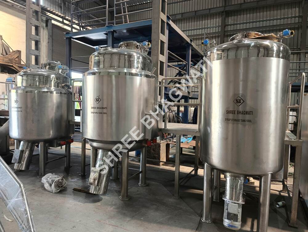 2000 Ltr Oral Syrup Manufacturing Plant