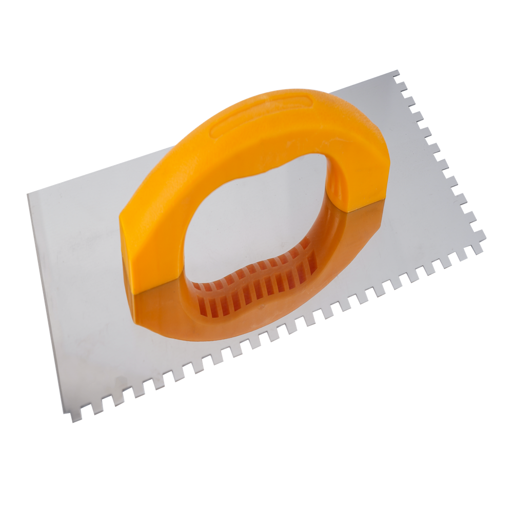 Facile 10 Mm Ss Notch Trowel Tile & Stone Fixing - Color: Yellow Silver