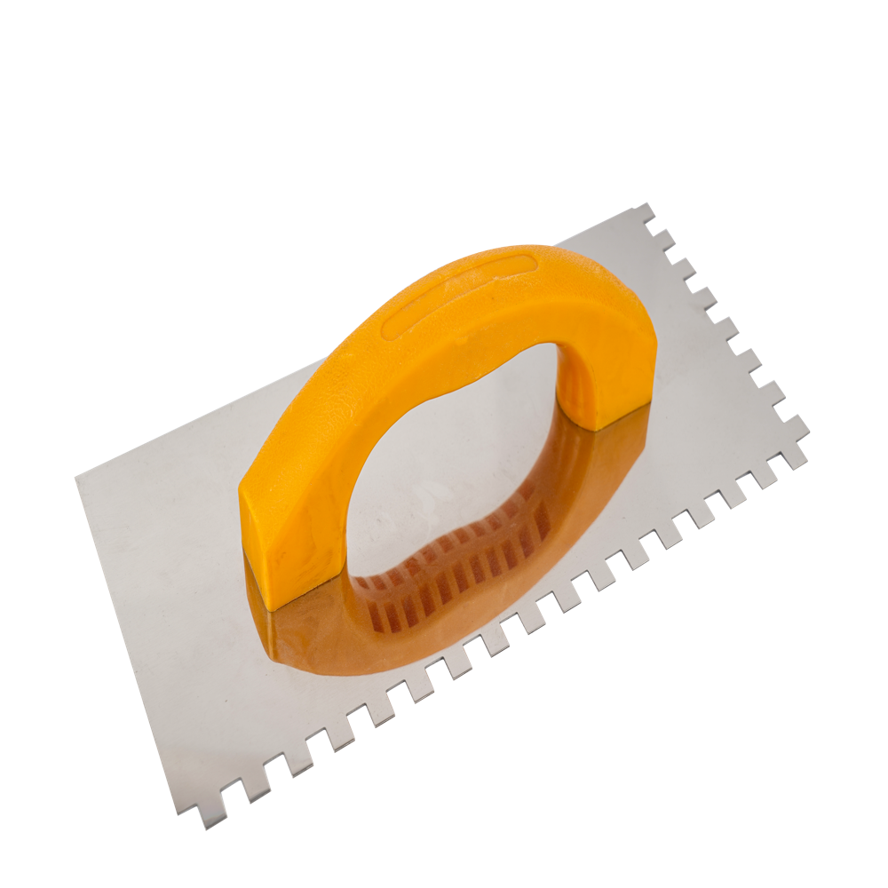 Facile 10 Mm Ss Notch Trowel Tile & Stone Fixing - Color: Yellow Silver