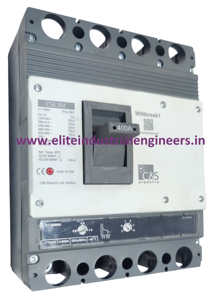 C&S MCCB CSE3M400ATM4P-400AMP