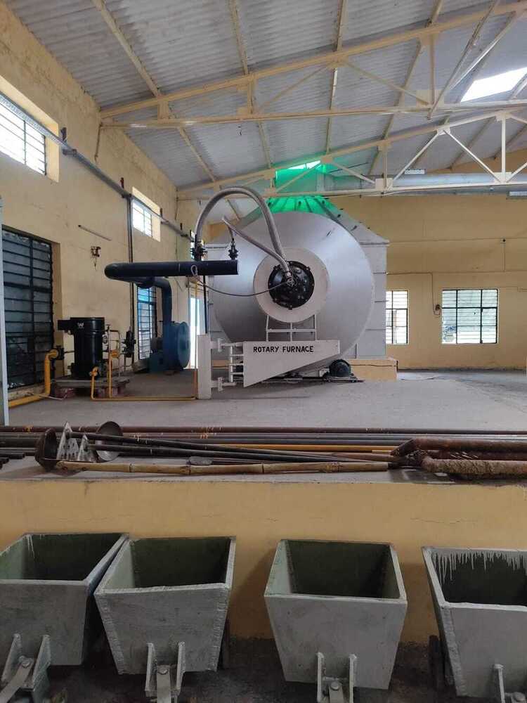 Rotary Furnace For Lead Processing Unit