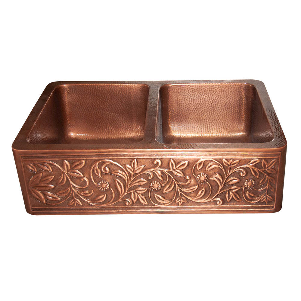 Copper kitchen sink