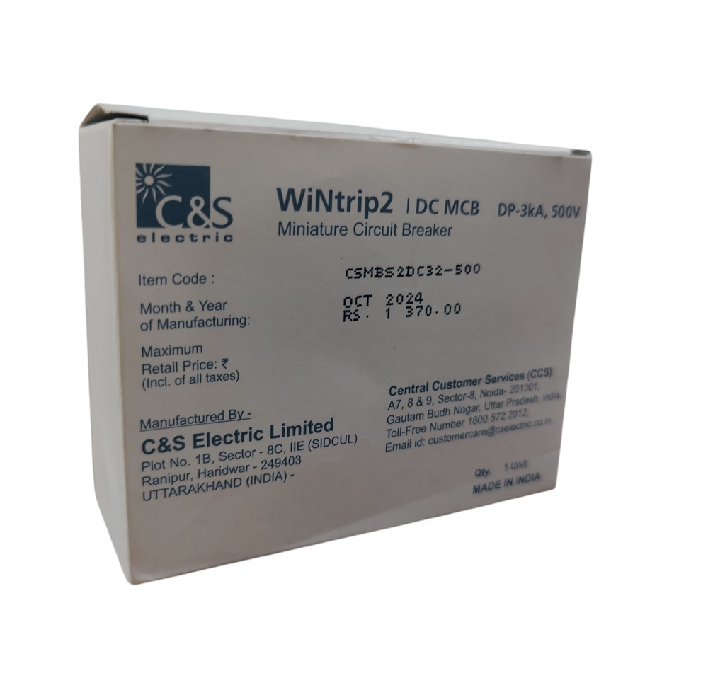 C&s Mcb 32a Dc/dp - Application: For Industrial