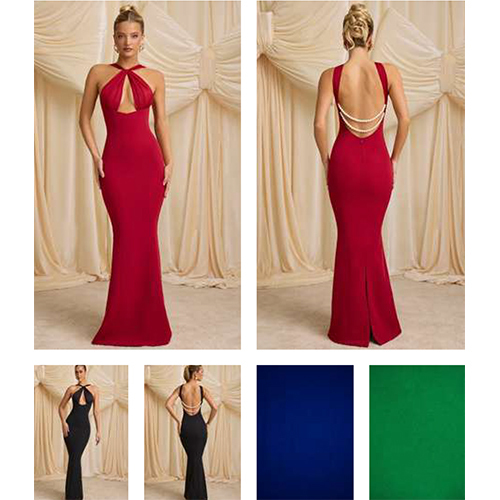 Stylish Bodycon Dress - Color: Different Available