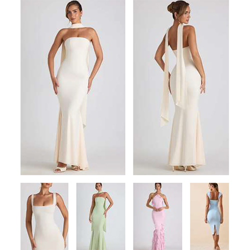 Bodycon Midi Dress - Color: Different Available