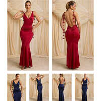 Classic Lycra Evening Dress