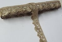 Embroidery Sequence Golden Lace