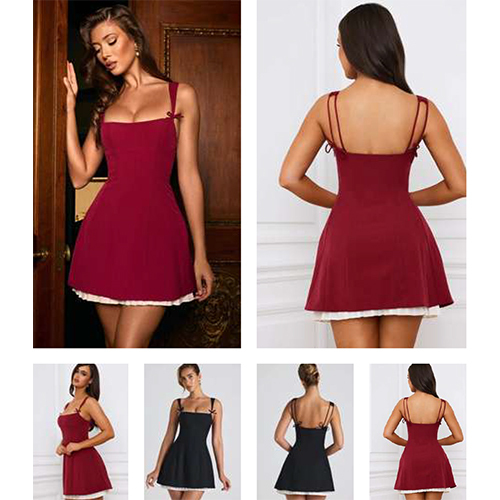 French Navy  Dress