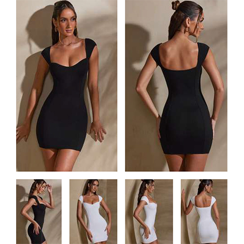 Nylon Lycra Mini Dress