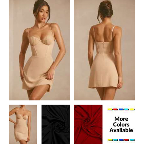 Avenue Gathered Mini Dress
