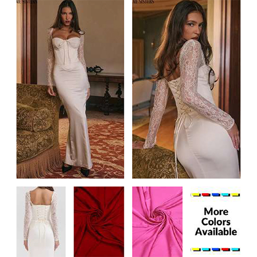 White Ariel A Ruffle Maxi Dress