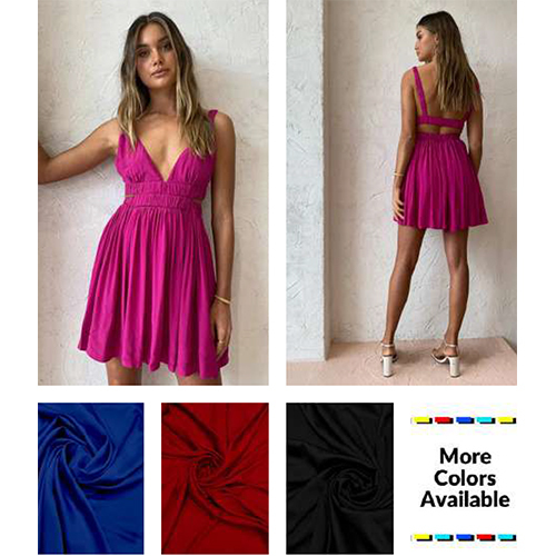 Deep V Plunge Lycra Dress
