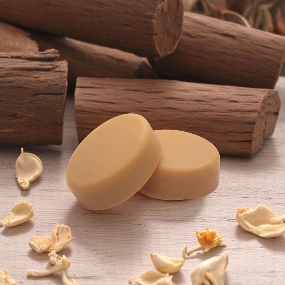 Organic Sandal Soap - Color: Brown