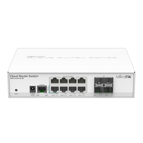 CRS112-8G-4S-IN Microtik स्विच