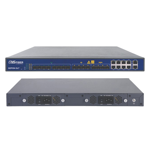 EPON 8 Port AS Fiber OLT With 10G Uplink Port