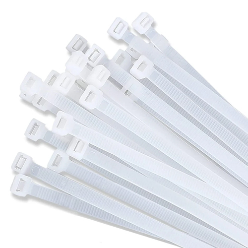 200 Mm White Nylon Cable Tie - Usage: Locking