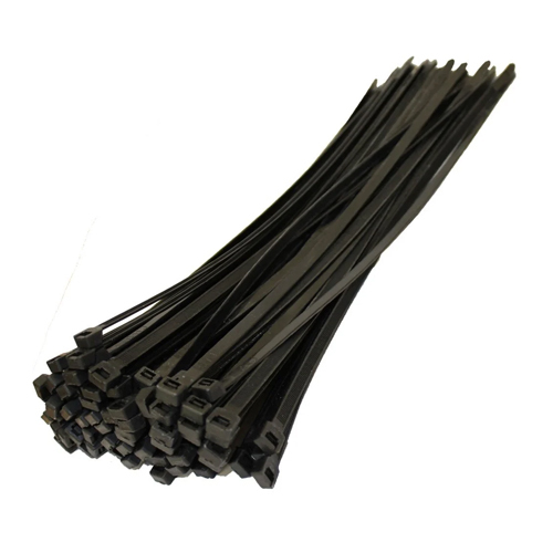 150 Mm Black Cable Tie - Material: Nylon
