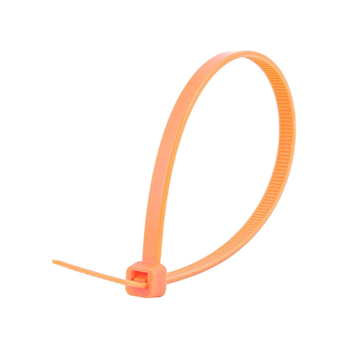 150 Mm Orange Nylon Cable Tie - Usage: Locking
