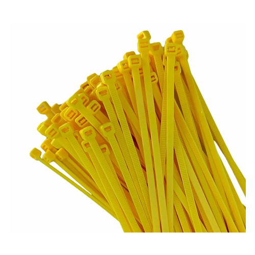 150 Mm Yellow Nylon Cable Tie - Application: For Bundling Wires