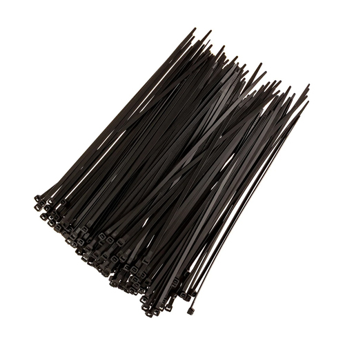 200 x3.6 mm Black Nylon Cable Ties