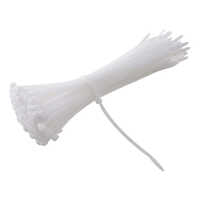 100 Mm White Nylon Cable Tie - Usage: Locking