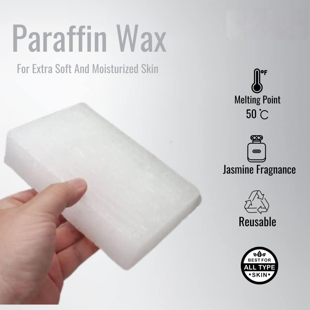 Paraffin Wax use for Clinic, Good Skin, Moisturize, Soothe Sore Muscles, Candle Making And Crafts 1 KG