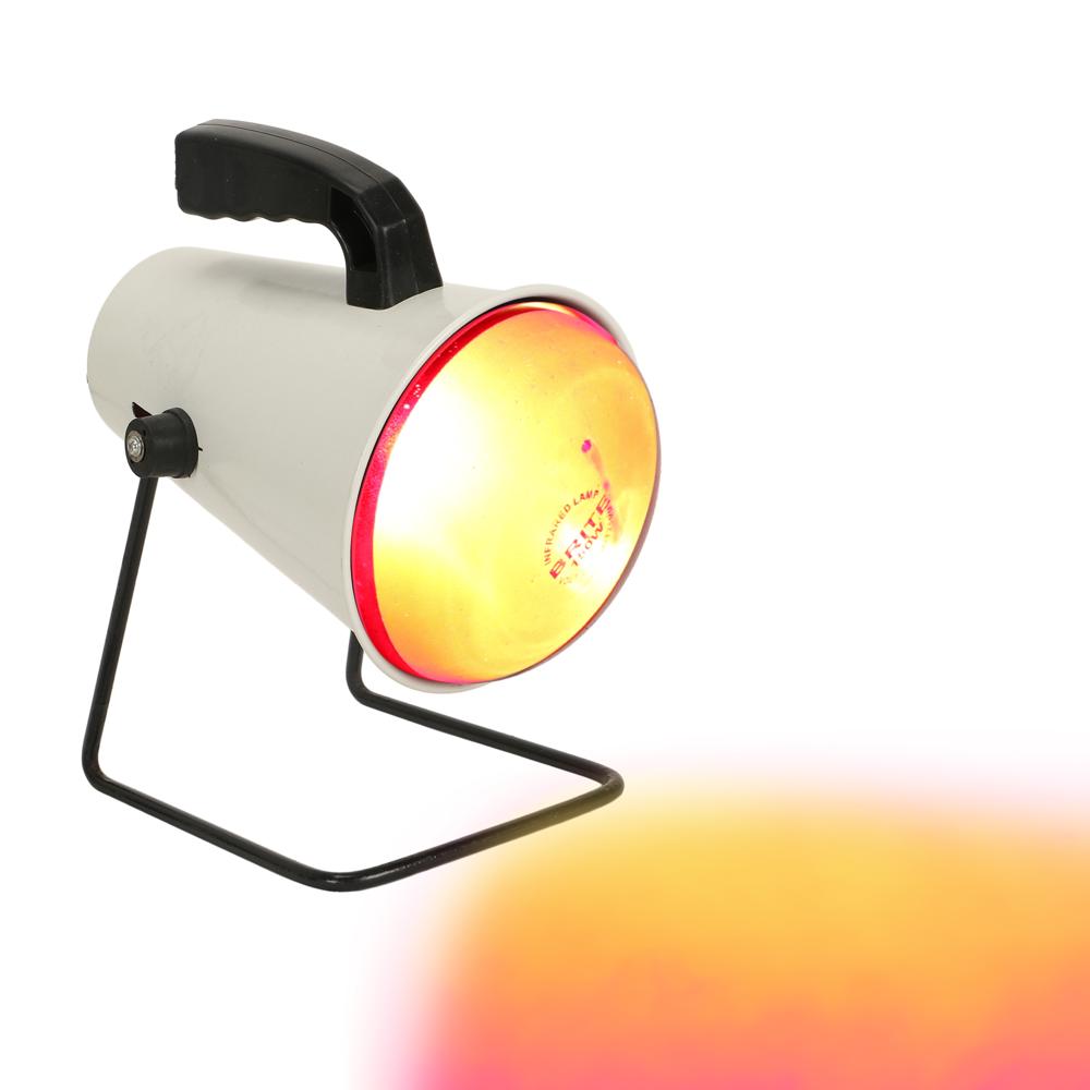 Physio Therapy Infra red Heat lamp (White & Red) Table Lamp