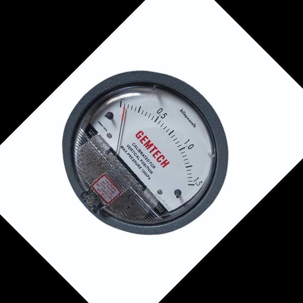 Pharmaceutical GEMTECH Mack Differential Pressure Gauge For Mormugao Goa
