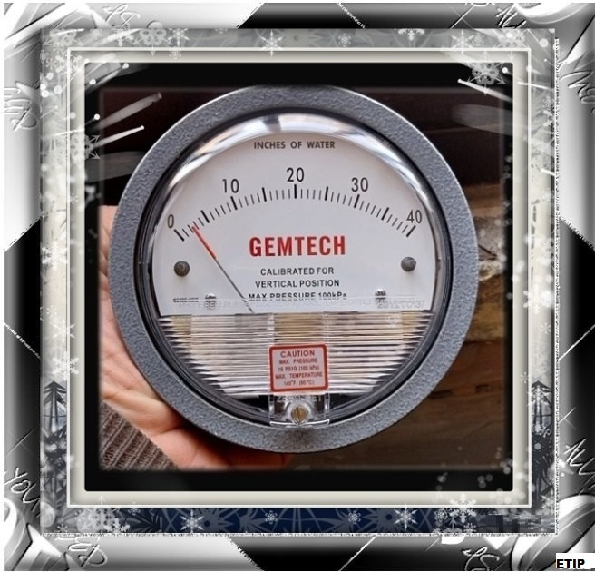 GEMTECH G2030 Differential Pressure Gauge 0-30 Inch