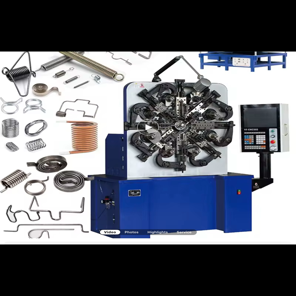 CNC Spring  making Machine.