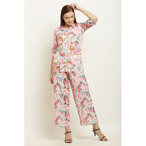 Ladies Treding Printed Co Ord Set