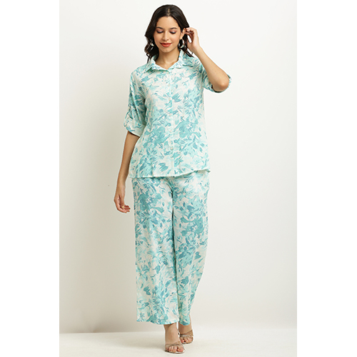 Ladies Printed Cotton Co Ord Set