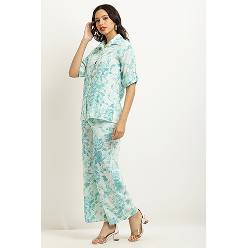 Ladies Printed Cotton Co Ord Set