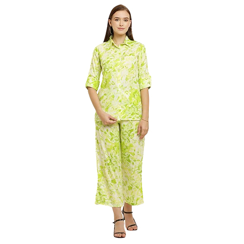 Ladies Party Wear Co Ord Set - Color: Multicolor