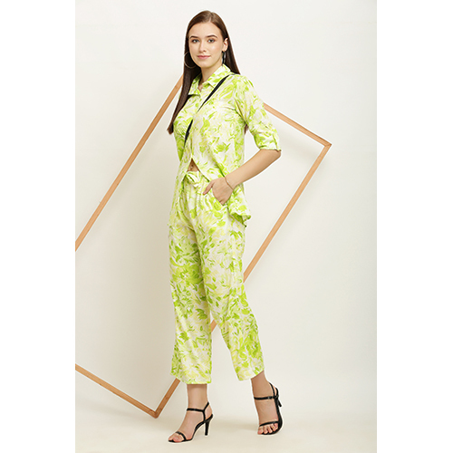 Ladies Party Wear Co Ord Set - Color: Multicolor