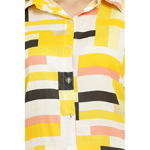 Ladies Yellow Treding Co Ord Set - Color: Multicolor