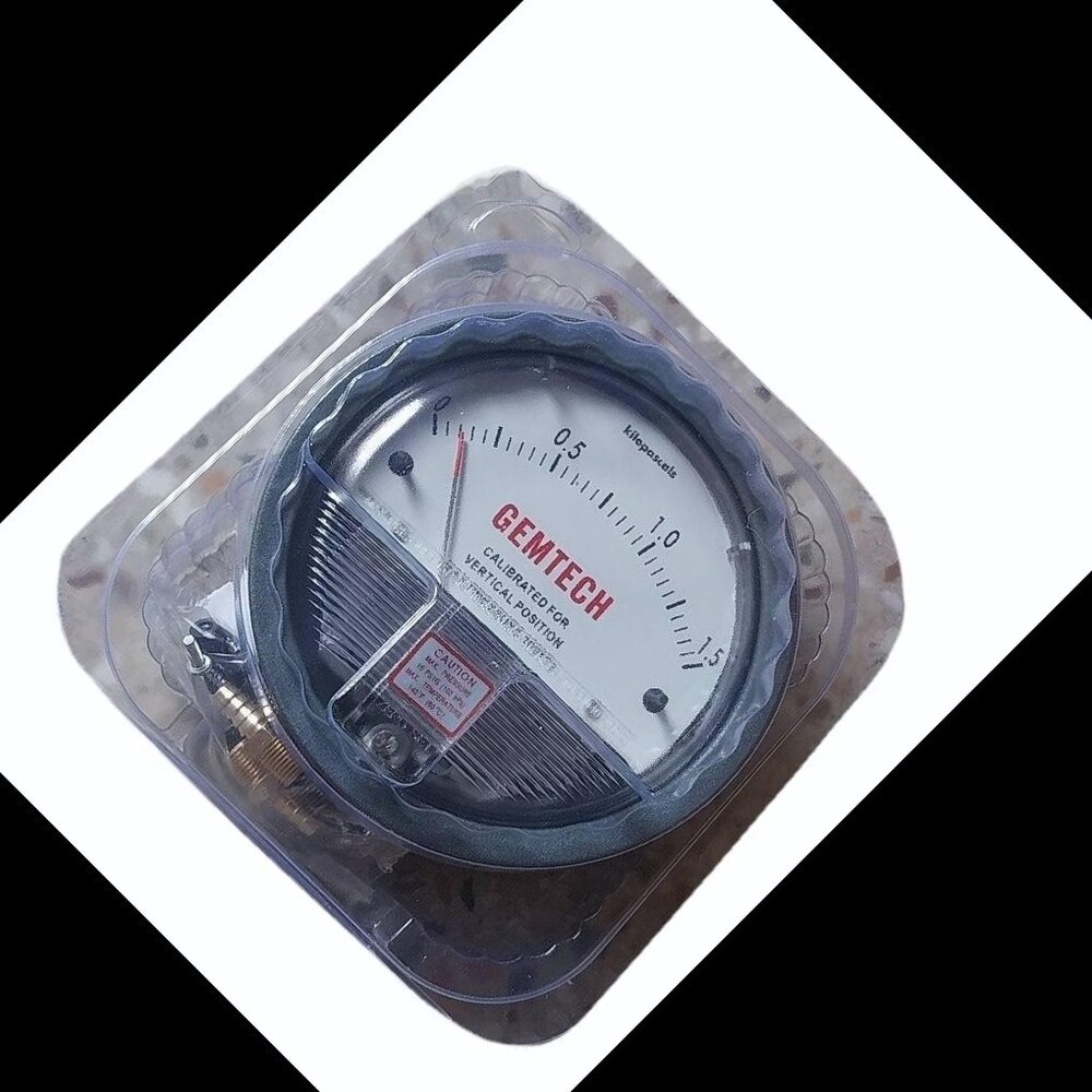 Gemtech G2020 Differential Pressure Gauge 0-20 Inch