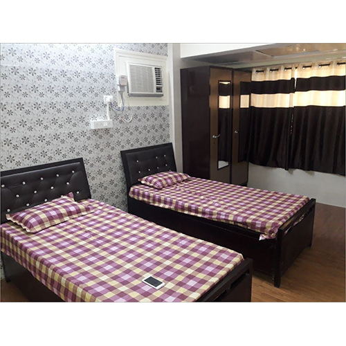 Single Metal Bed With Storage - Color: Black