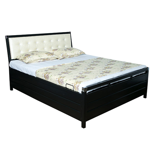Metal Box Bed - Color: Black