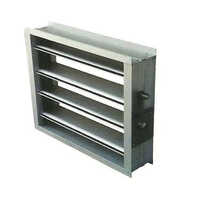 Aluminium Aerofoil Damper - Color: Silver