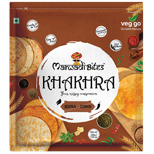 200 GM Cumin Khakhra
