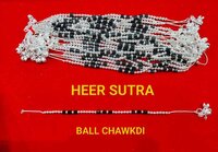 Ball Chawkdi Silver Plated Anklet