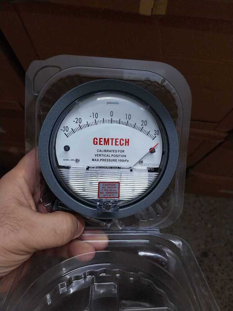 GEMTECH Differential Pressure Gauge Modal G2300-60Pa