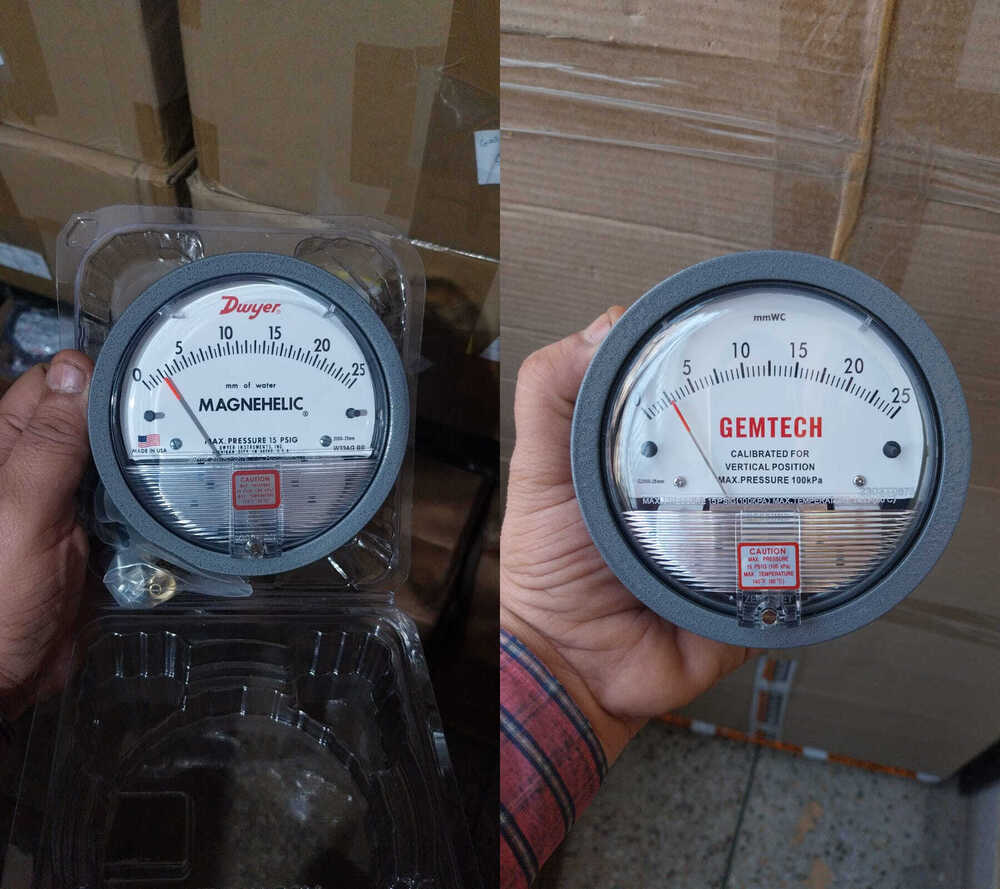 GEMTECH Differential Pressure Gauge Modal G2300-60Pa