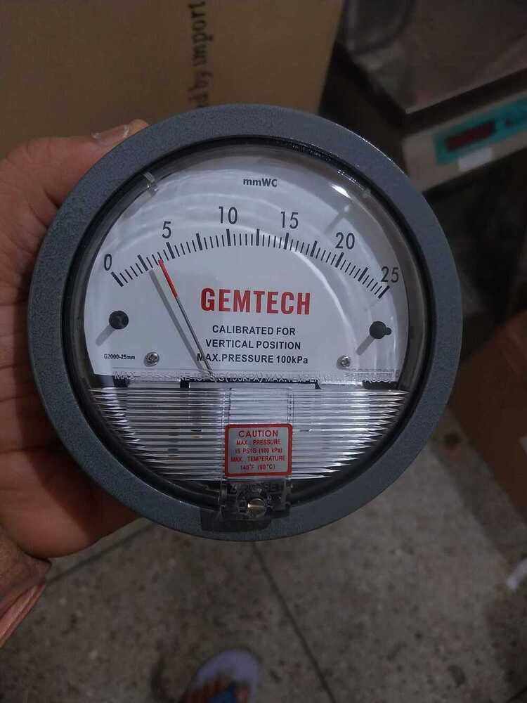 GEMTECH Differential Pressure Gauge Modal G2300-60Pa