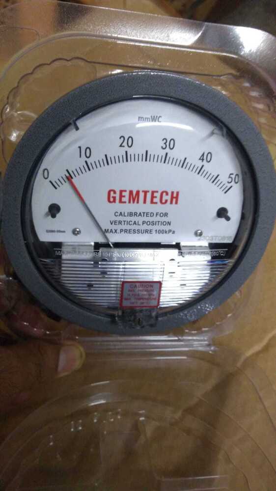 Gemtech Omega Differential Pressure Gauge For Sale - Accuracy: 2% (-Ha Model 1) Of Fs (3% (-Ha 1.5%) On -0