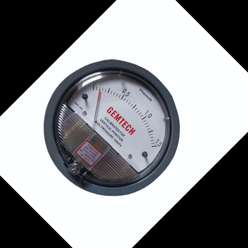 Gemtech Omega Differential Pressure Gauge In Duhai Industrial Area Ghaziabad - Accuracy: 2% (-Ha Model 1) Of Fs (3% (-Ha 1.5%) On -0