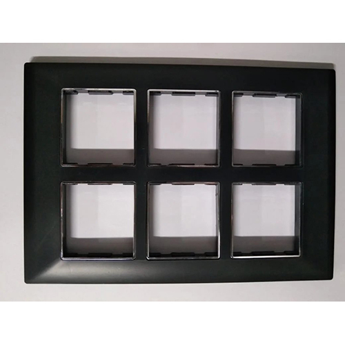 Black Silver Line Modular Plate - Application: Electrical Fitting